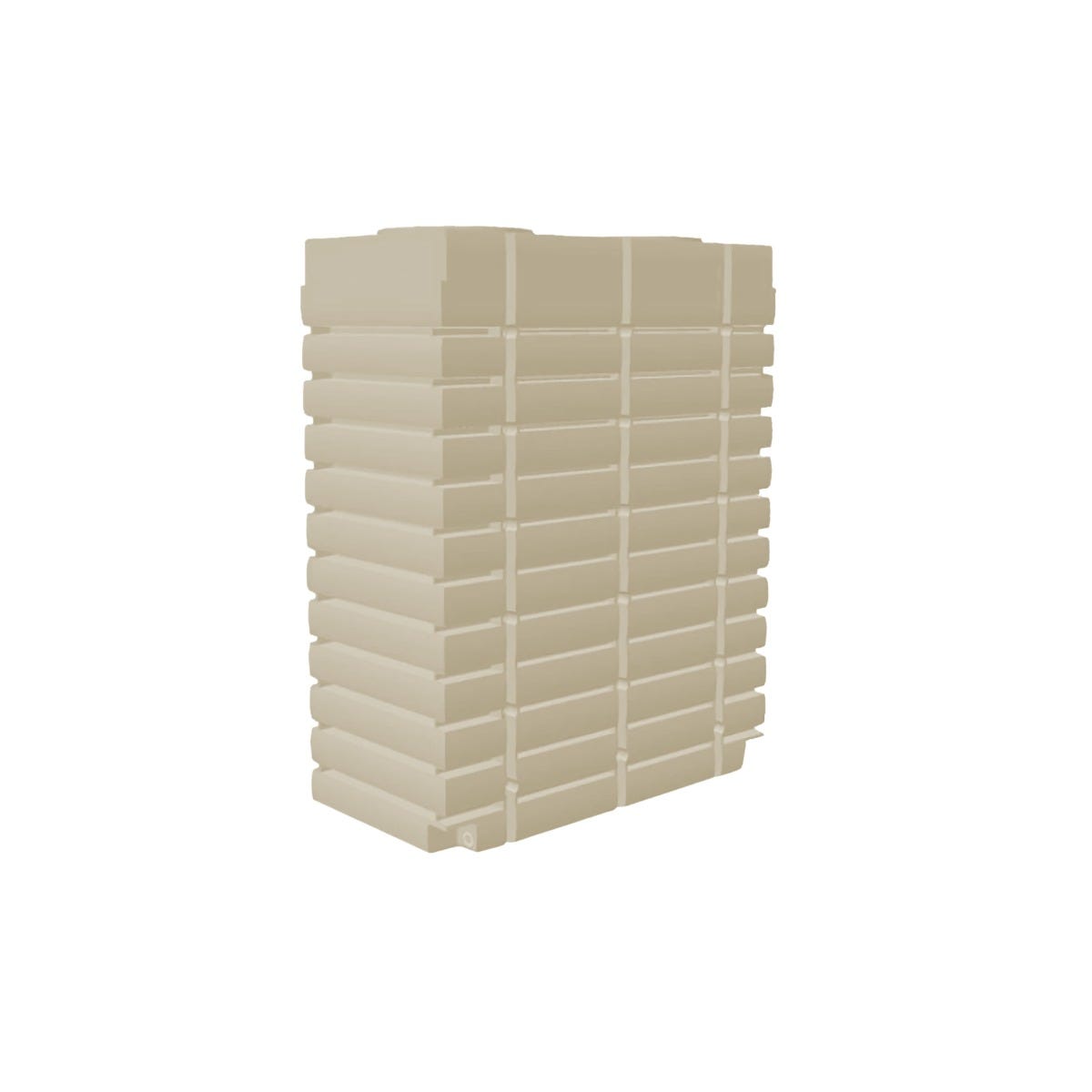 Buy 528 Gallon FatTank in Riversand/Beige Color With Strainers by ThinTanks of Riversand/Beige color for only $2,850.00