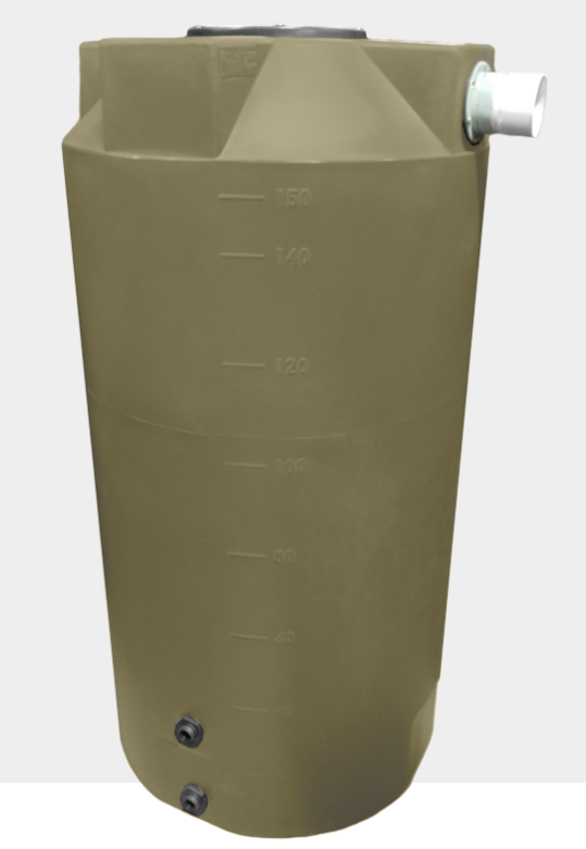 Buy 500 Gallon Plastic Vertical Water Storage Tank in Mocha by Bushman of Mocha color for only $1,150.99