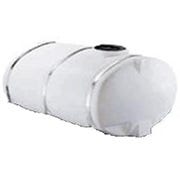 Buy 1600 Gallon Horizontal Elliptical Cradle Tank with Poly Baffle and Fittings in White by Norwesco of White color for only $3,244.00