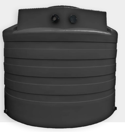 Buy 2650 Gallon Rainwater Harvesting Tank in Black by Bushman of Black color for only $2,488.99