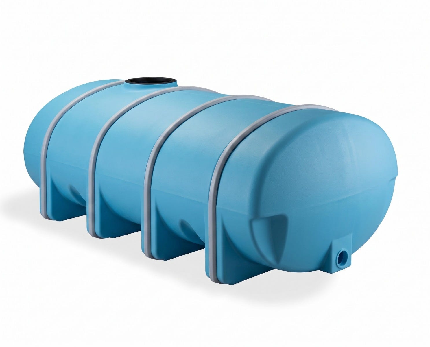 Buy 2650 Gallon Elliptical Leg Tank in Blue with Baffles by Norwesco of Blue color for only $10,323.56