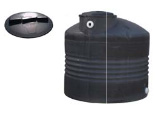 Buy 300 Gallon Plastic Vertical Water Storage Tank in Black by Quadel of Black color for only $419.00