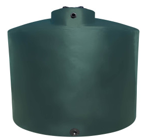 Buy 3000 Gallon Plastic Vertical Water Storage Tank in Green by Norwesco of Green color for only $2,257.20