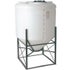 Buy 300 Gallon 45 Degree Cone Bottom Tank in White by Norwesco of White color for only $789.99