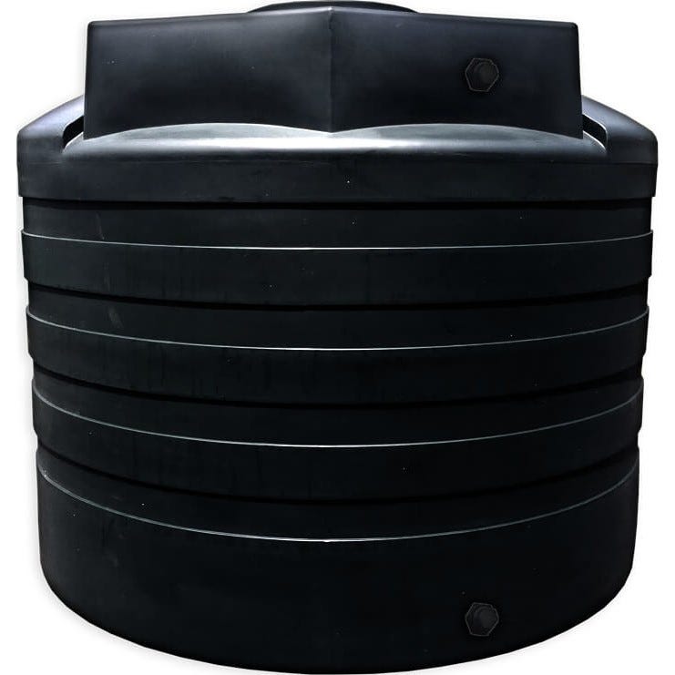 Buy 3100 Gallon Vertical Water Storage Tank in Black by Bushman of Black color for only $2,558.00