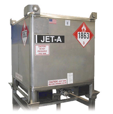 Buy 550 Gallon Jet-A Liquitote Aviation JET A Fuel Tank by Snyder Industries of Grey color for only $6,788.00