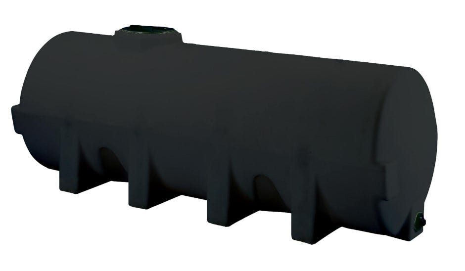 Buy 1025 Gallon Horizontal Leg Tank in Black by Norwesco of Black color for only $2,268.99