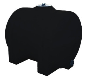 Buy 225 Gallon Horizontal Leg Tank in Black by Norwesco of Black color for only $770.47