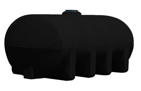 Buy 2635 Gallon HDPE Horizontal Elliptical Leg Tank in Black by Norwesco of Black color for only $7,151.00