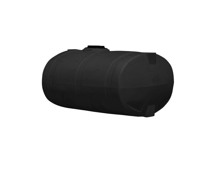 Buy 1000 Gallon Horizontal Elliptical Cradle Tank in Black by Norwesco of Black color for only $2,267.99