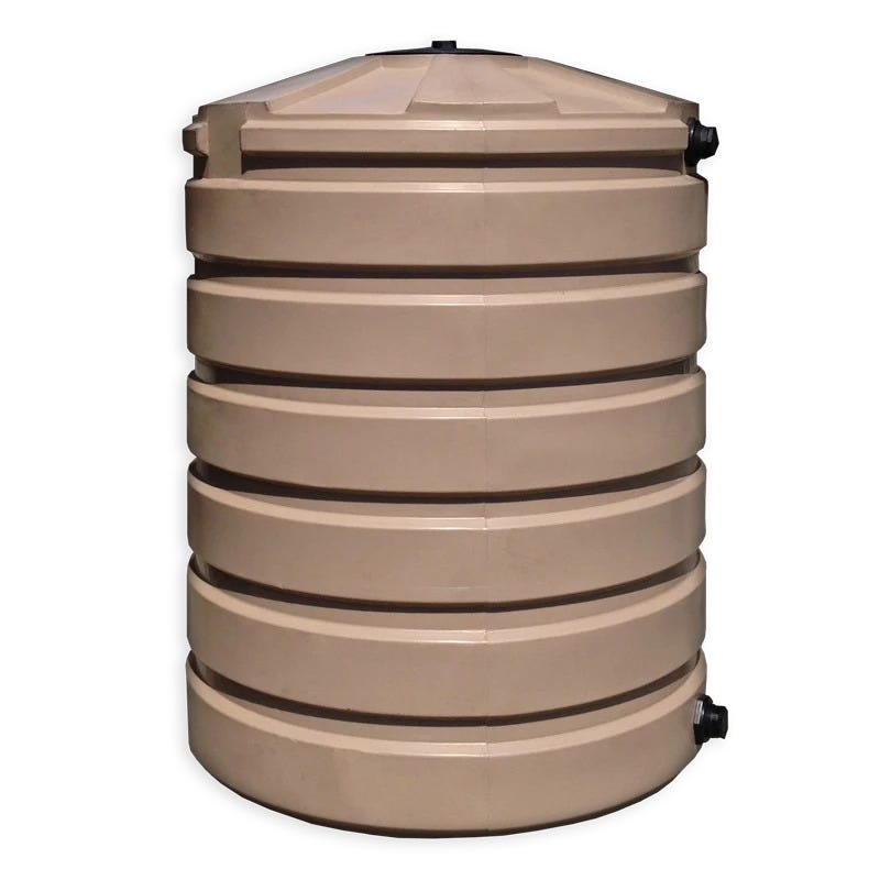 Buy 420 Gallon Plastic Vertical Liquid Storage Tank in Mocha by Bushman of Mocha color for only $999.99