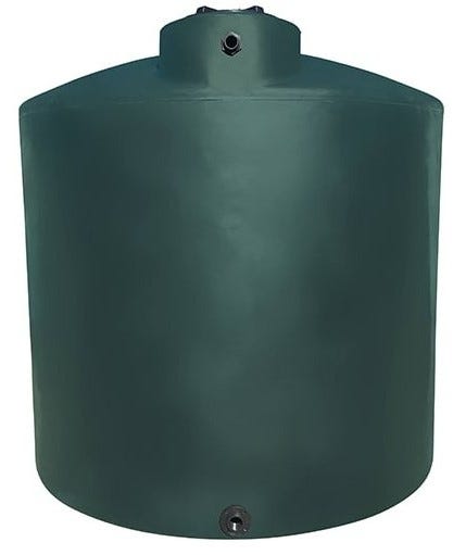 Buy 6500 Gallon Vertical Water Storage Tank in Green by Norwesco of Green color for only $7,699.99
