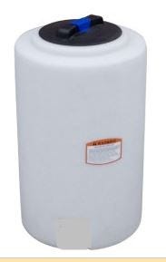Buy 160 Gallon Plastic Vertical Liquid Storage Tank Without Fittings by Norwesco of White color for only $460.54