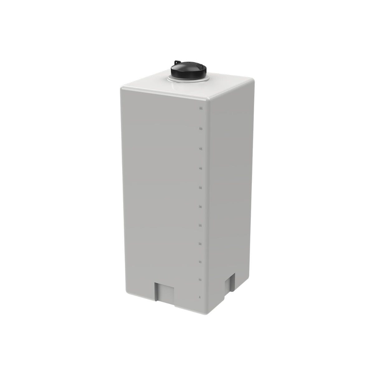 Buy 55 Gallon Portable Flat Bottom Utility Tank in White by Norwesco of White color for only $269.99