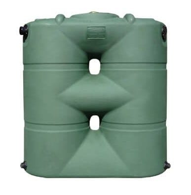 Buy 265 Gallon Plastic Vertical Rainwater Harvesting Tank with Slimline Design in Green by Bushman of Green color for only $1,094.83
