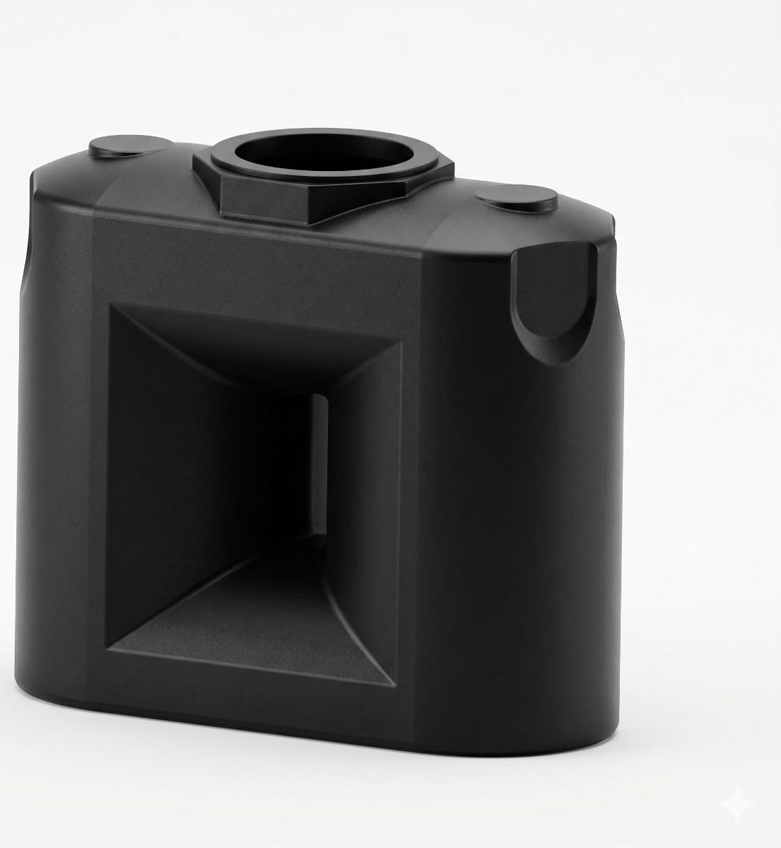 Buy 250 Gallon Doorway Liquid Storage Tank in Black, 59" by Norwesco of Black color for only $969.00
