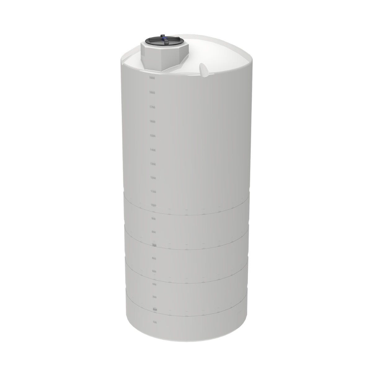 Buy 2000 Gallon Vertical Liquid Storage Tank in White by Norwesco of White color for only $3,799.99
