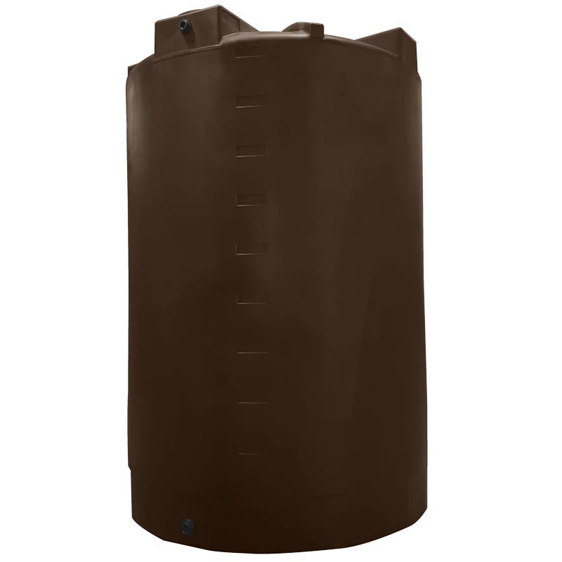 Buy 5050 Gallon Plastic Vertical Water Storage Tank in Dark Brown by Bushman of Brown color for only $4,948.81