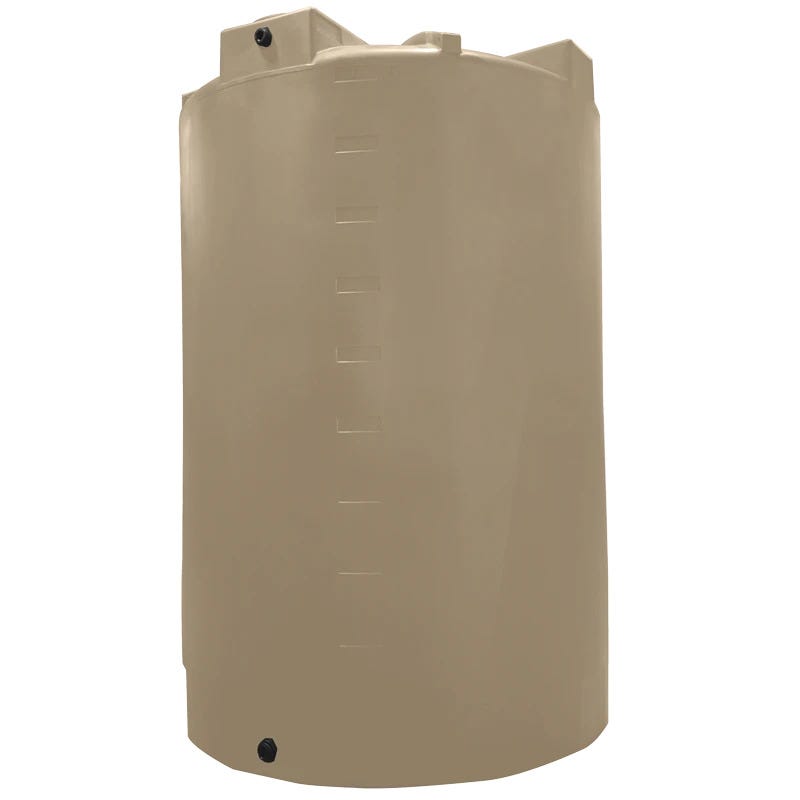 Buy 5000 Gallon Plastic Vertical Water Storage Tank in Mocha by Bushman of Mocha color for only $4,599.99