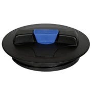 Buy 8 Inch Lid with Blue Snap-In Vent by Norwesco of Black color for only $9.99