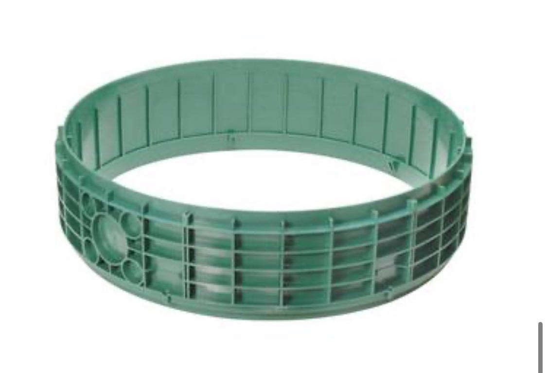 Buy 20 in D x 6 in H Septic / Holding Tank Riser by Montgomery Tank & Fab for only $60.00
