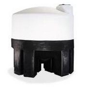 Buy 550 Gallon 20 Degree Plastic Cone Bottom Tank with Poly Stand in White by Norwesco of White color for only $2,079.99