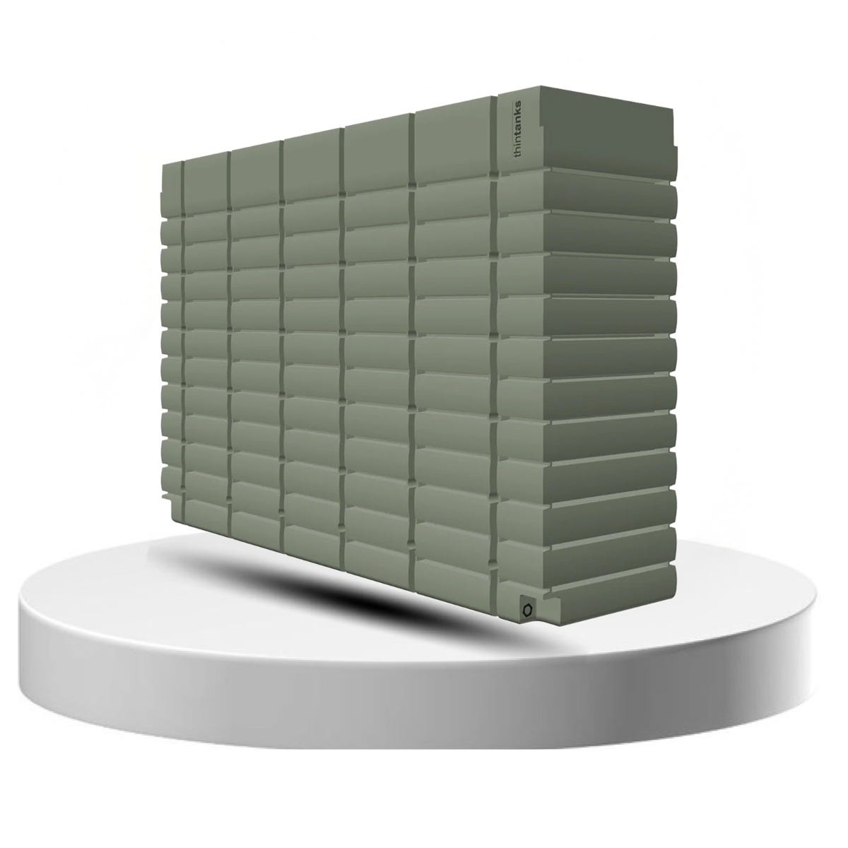 Buy 1057 Gallon ThinTank in Pale Eucalypt/Mist Green Color With Strainers by ThinTanks of Pale Eucalypt/Mist Green color for only $4,250.00