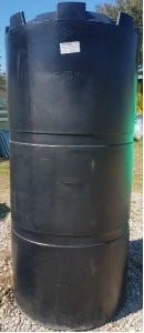 Buy 300 Gallon Plastic Vertical Water Storage Tank in Black by DuraCast of Black color for only $639.99