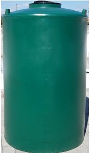 Buy 500 Gallon Plastic Vertical Water Storage Tank in Green by DuraCast of Green color for only $915.99