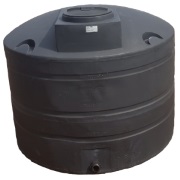 Buy 900 Gallon Plastic Vertical Water Storage Tank in Black by DuraCast of Black color for only $1,436.00