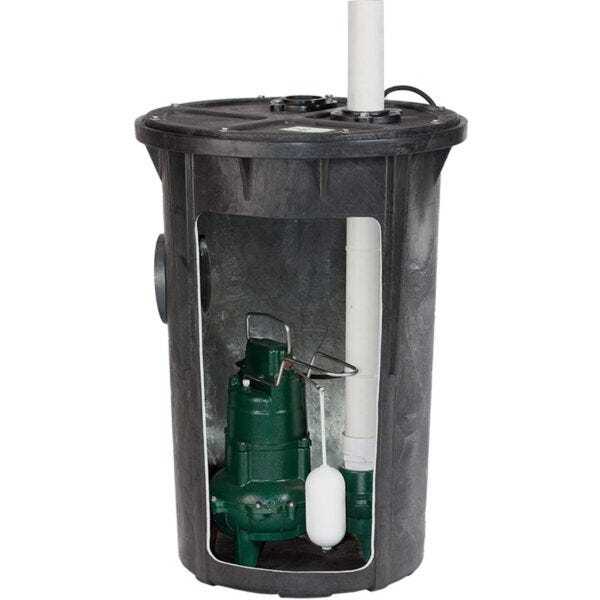 Buy 912 Simplex 18" x 30" Sewage Package with M266 Pump by Zoeller Pump for only $731.50
