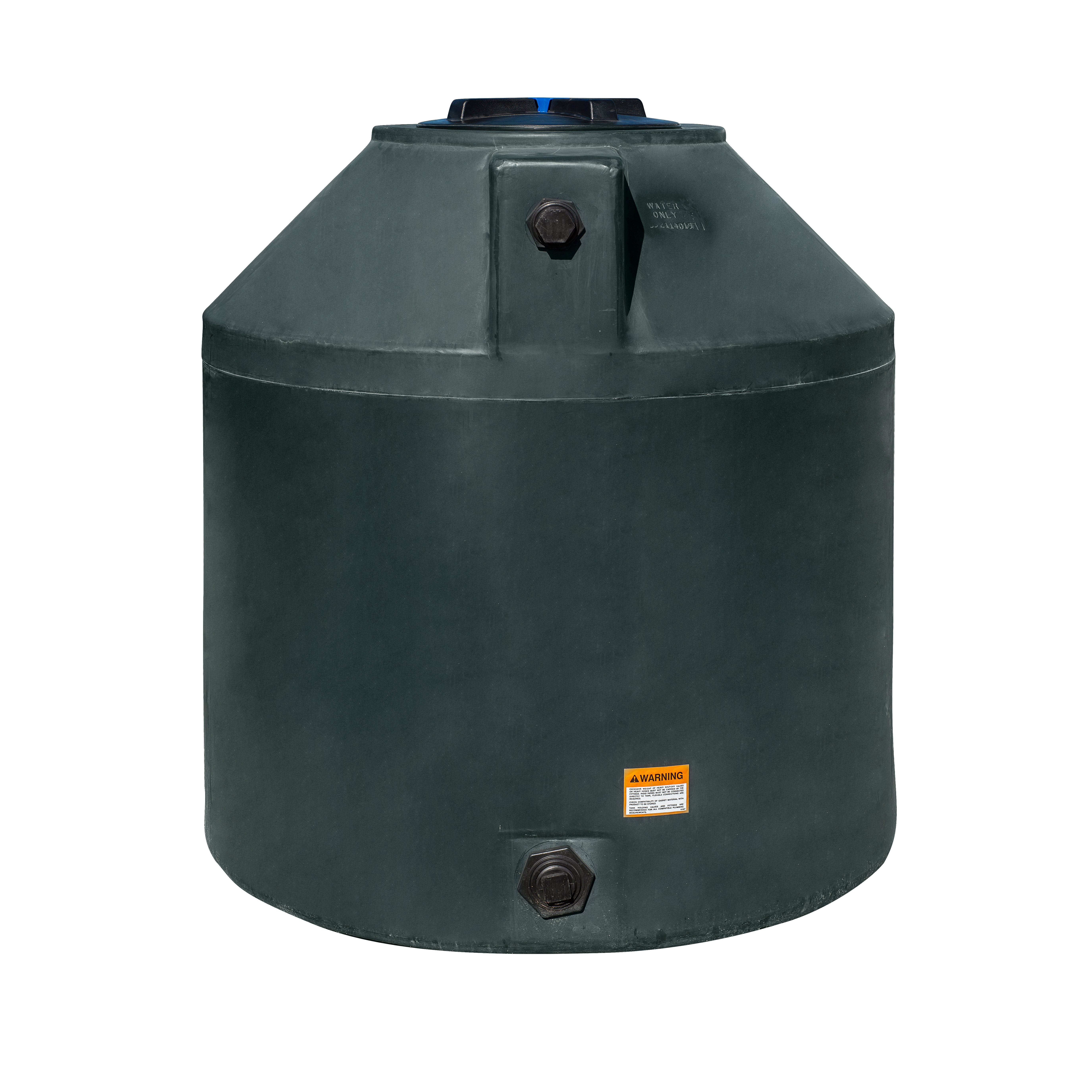 Buy 305 Gallon Vertical Water Storage Tank in Green by Norwesco of California Green color for only $500.34