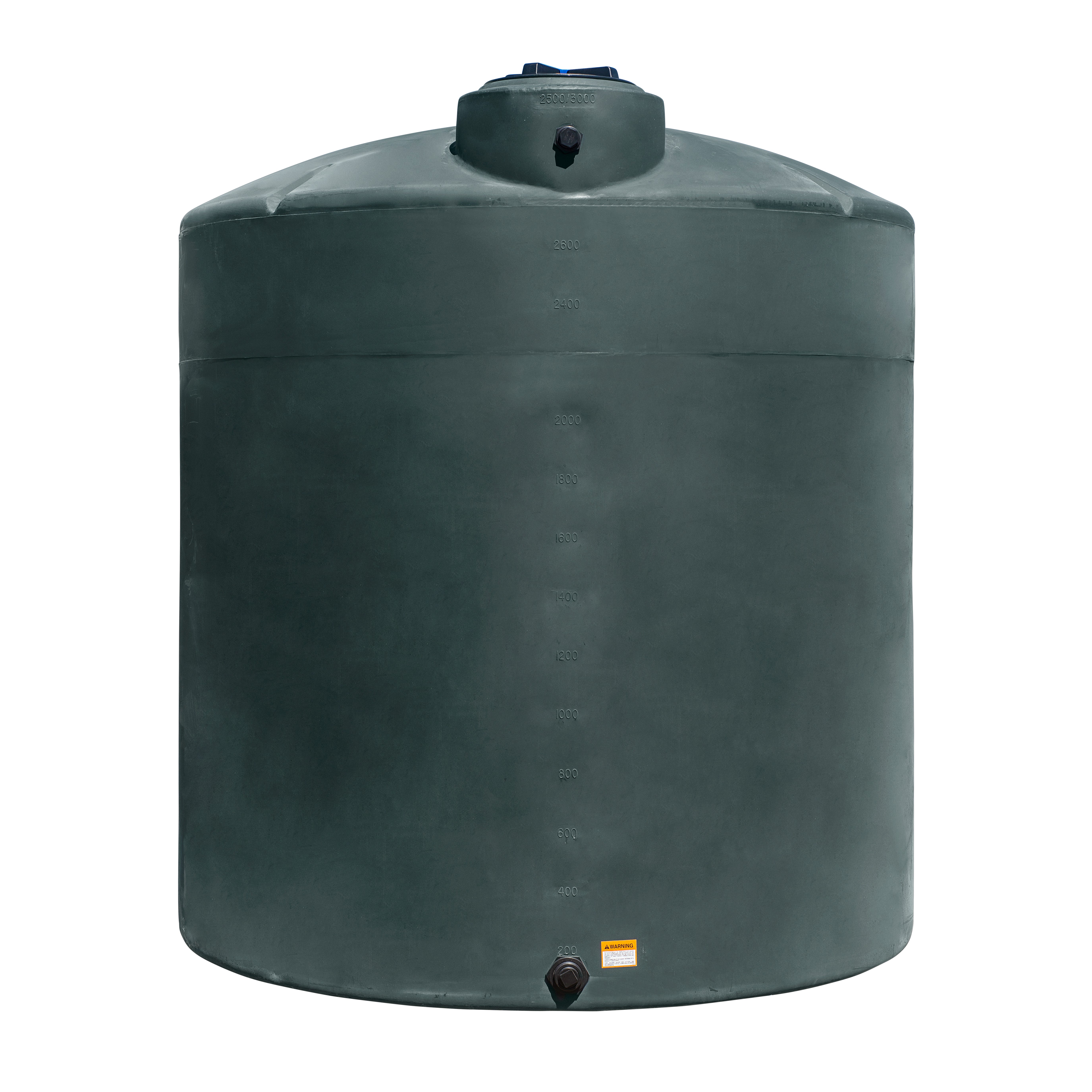 Buy 3000 Gallon Vertical Water Storage Tank in Black Without Fitting by Norwesco of Black color for only $2,545.99