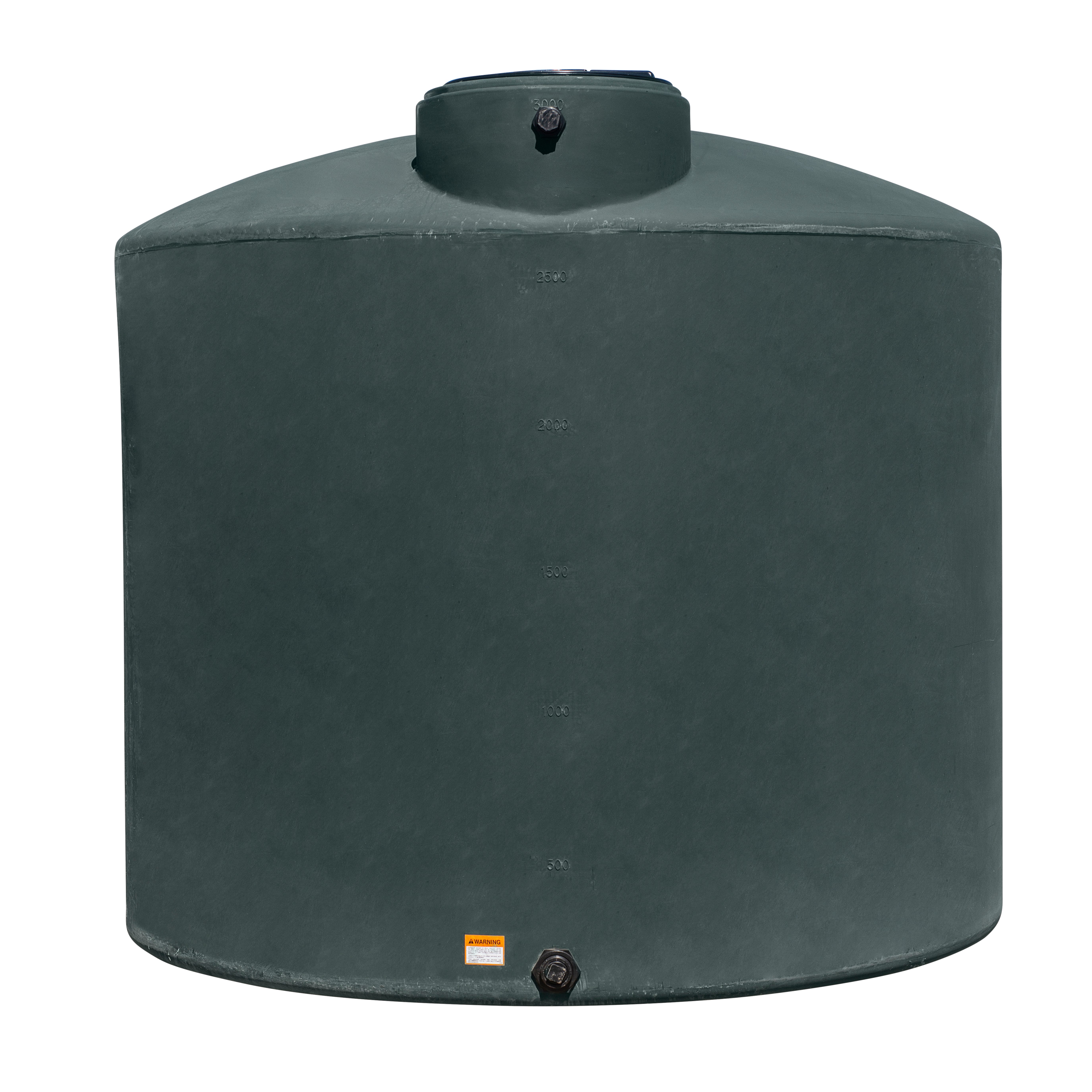 Buy 3000 Gallon Vertical Water Storage Tank in Green by Norwesco of California Green color for only $2,420.00