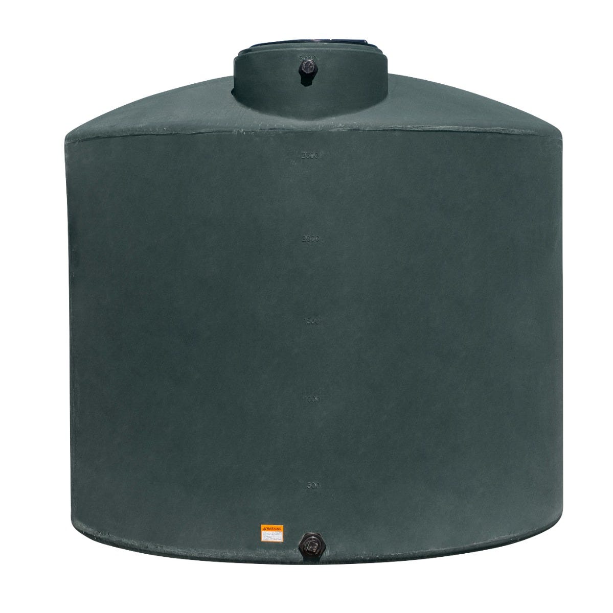 Buy 5000 Gallon Vertical Water Storage Tank without Fittings in Green by Norwesco of Green color for only $5,136.00