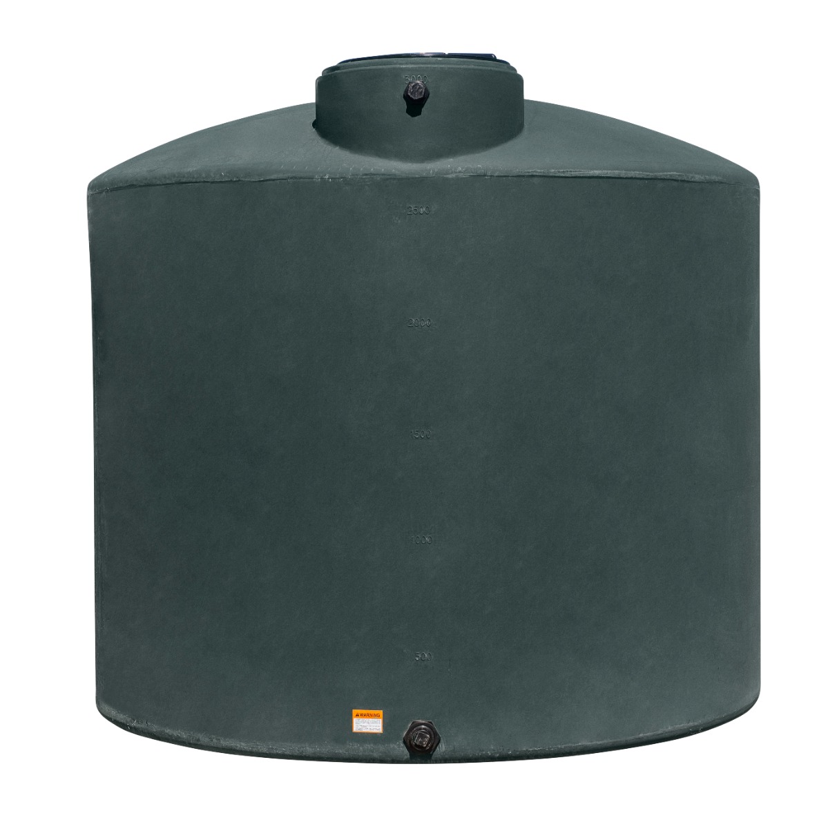 Buy 5000 Gallon Plastic Vertical Water Storage Tank without Fittings in Green by Norwesco of Green color for only $5,136.00