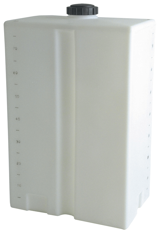 Buy 80 Gallon Plastic Portable Flat Bottom Utility Tank in White by Ace Roto-Mold of White color for only $293.52