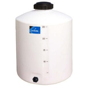 Buy 25 Gallon Plastic Vertical Liquid Storage Tank by Ace Roto-Mold of White color for only $99.59