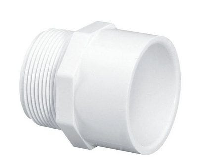 Buy PVC Male Adapter, MNPT x Socket, 2 in Pipe Size by Austin Pump for only $2.41