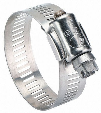 Buy 13/16"-1 1/2" Worm-Drive Hose Clamps, SAE 16 - (pack of 10) by Austin Pump for only $1.07