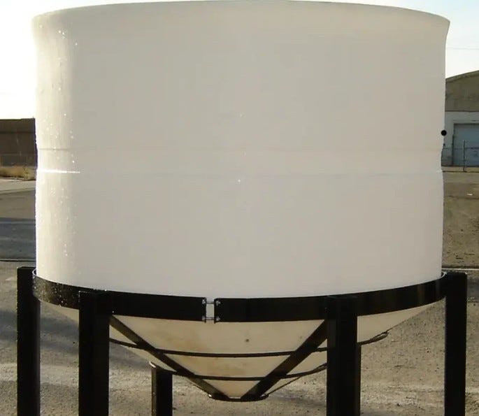 Buy Stand for 2000 Gallon PP Open Top Cone Bottom Tank by Bailiff Enterprises for only $3,423.07