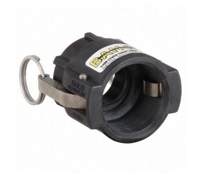 Buy 2 Inch Female Coupler x 2 Inch Female Thread by Banjo Fittings and Valves for only $16.40