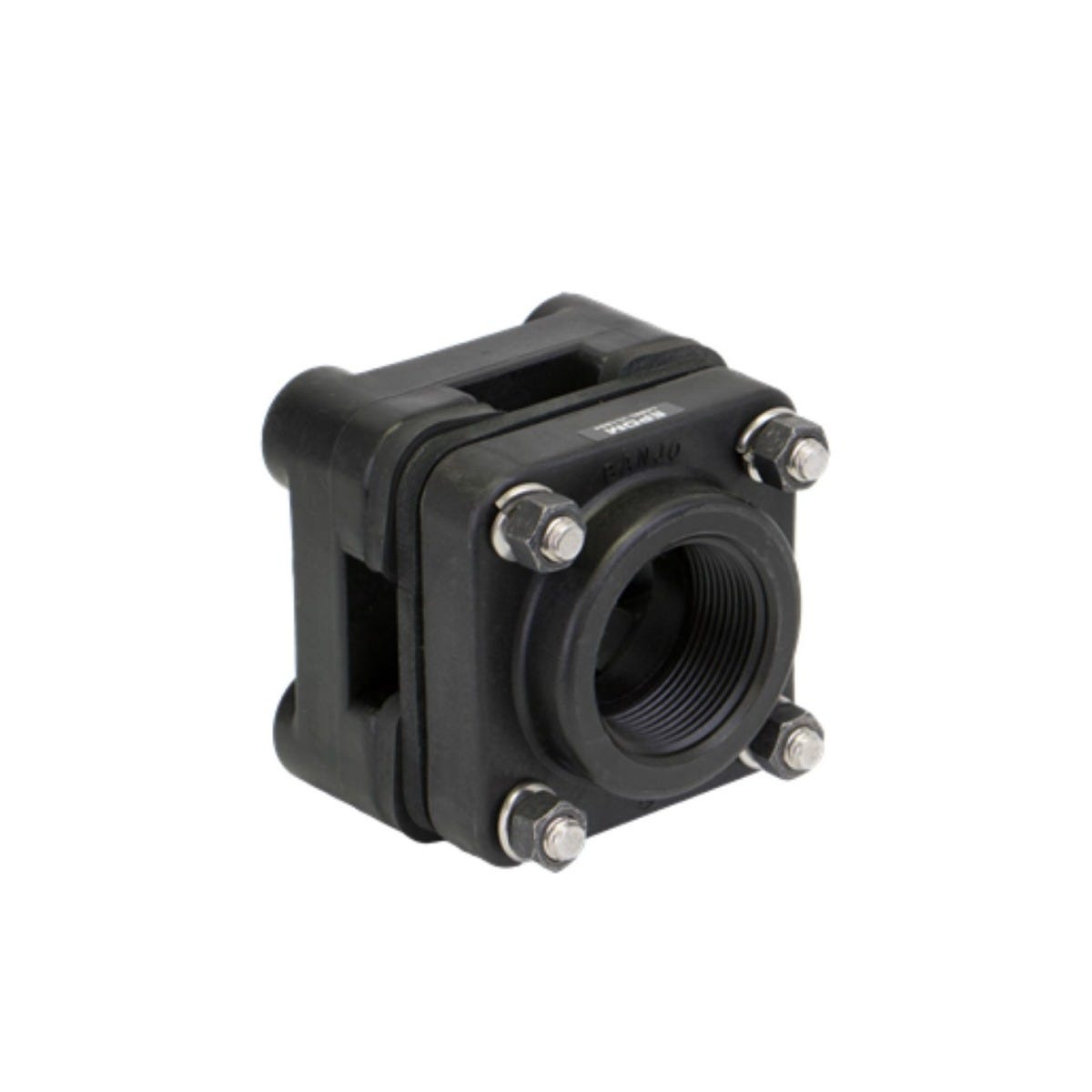 Buy Polypropylene Bolted Tank Flange - 1-1/2 Inch x 2 Inch Threaded EPDM Flange by Banjo Fittings and Valves for only $52.78