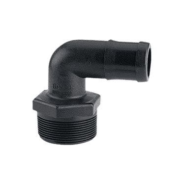 Buy 1 Inch Male Thread X 1 Inch 90 Degree Hose Barb by Banjo Fittings and Valves for only $1.82