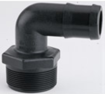 Buy 2" Male Thread X 1.5" 90 Deg Hose Barb by Banjo Fittings and Valves for only $8.47