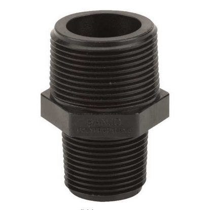 Buy Poly Reducer Nipple 1.25 Inch X 1 Inch by Banjo Fittings and Valves for only $2.70
