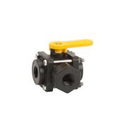 Buy 3-Way Side Load Poly Valve Viton by Banjo Fittings and Valves for only $50.07