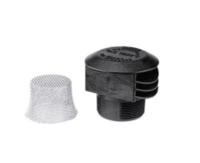 Buy 2 Inch PP MNPT Anti-Vortex Vent Cap with 12 Inch SS Mesh Screen by Banjo Fittings and Valves for only $17.72
