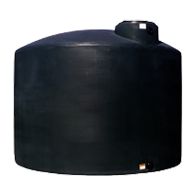 Buy 3200 Gallon Plastic Vertical Water Storage Tank in Black by Chemtainer of Black color for only $2,739.00