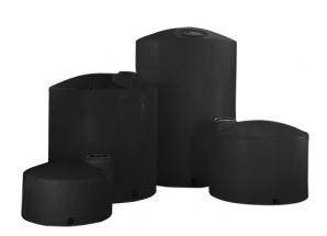 Buy 1550 Gallon Black Vertical Plastic Storage Tank by Norwesco of Black color for only $1,624.83